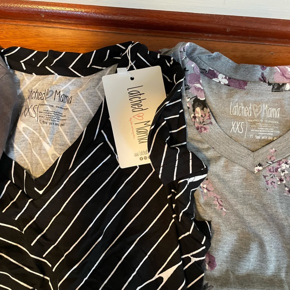 Latched Mama XXS Boyfriend Tees - Picture 2 of 2